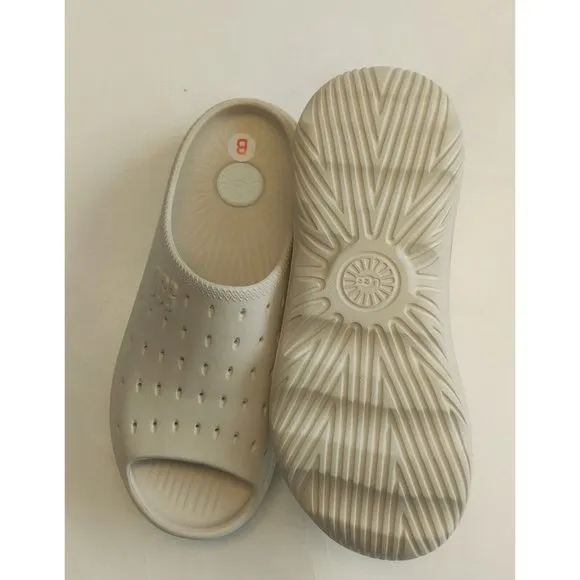 UGG Slide It Pool Slides Mens Size 10 Narrow Beach Sandal Sea Salt Tan