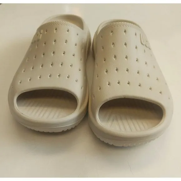 UGG Slide It Pool Slides Mens Size 10 Narrow Beach Sandal Sea Salt Tan