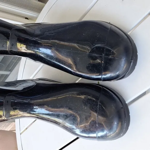 UGG tall black rain boots size 11