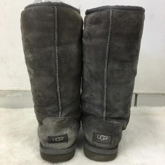 UGG Tall Gray Boots Size 7