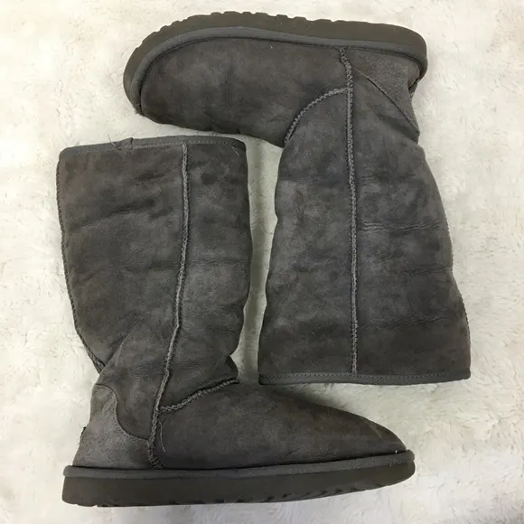 UGG Tall Gray Boots Size 7
