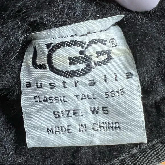 UGG Vintage Classic Tall Suede Boots 5815, Size 5