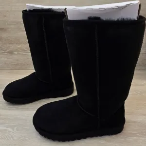 UGG Women's 7 Classic Tall II Boots Black 1016224 $200 New In Box
