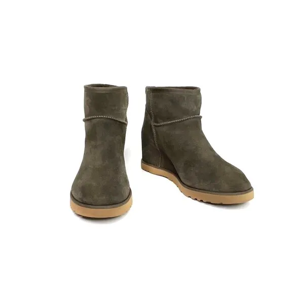 UGG Women's Classic Femme Mini Wedge Boots 11