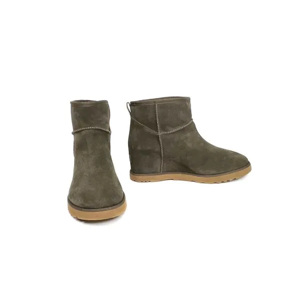 UGG Women's Classic Femme Mini Wedge Boots 11