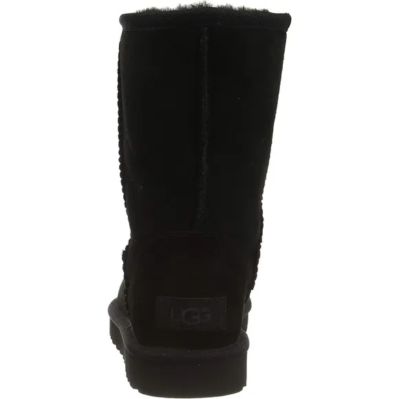 UGG Womens Classic Short II Boots Black Size 7