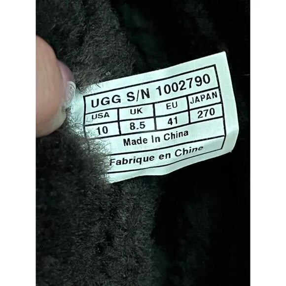 UGG Womens Size 10 Exotic Cheetah Pony Hair Short Boots SN 1002790