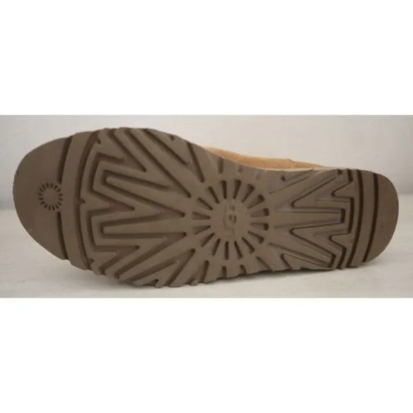 UGG 1013462 Women's Sz 5 Chestnut Suede Michelle Shearling-Lined Tall Boots