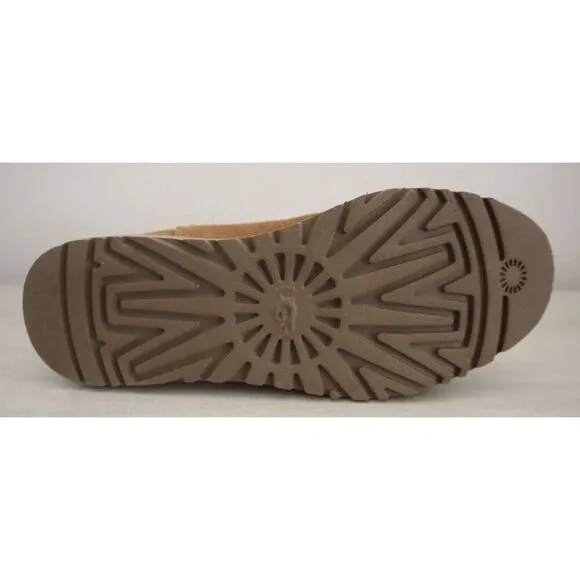 UGG 1013462 Women's Sz 5 Chestnut Suede Michelle Shearling-Lined Tall Boots