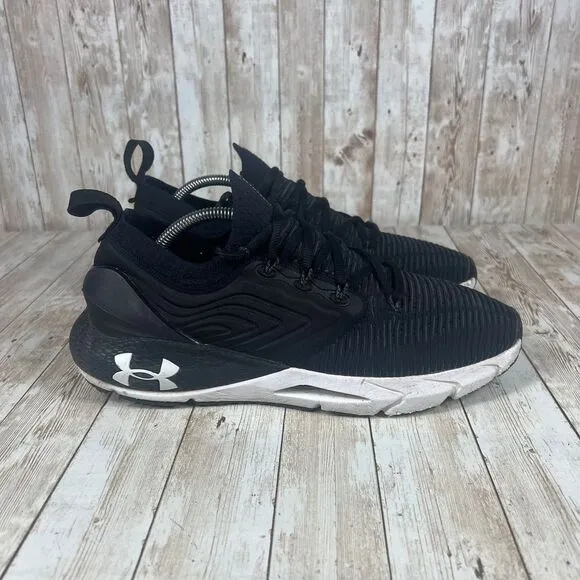 Under armour Hovr phantom 2 black‎ white Bluetooth sneaker Mens 10.5