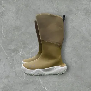 Under Armour tall Rain boots 16&quot; H Size 9 Green Rare