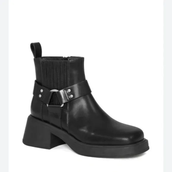 Vagabond Dorah black short Moto boots 40=10
