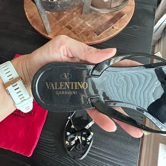 Valentino Garavani Rockstud Jelly Flip flops