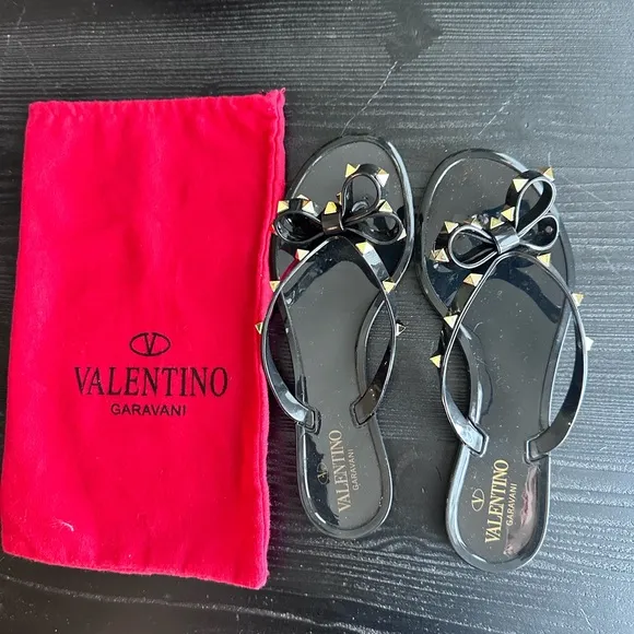 Valentino Garavani Rockstud Jelly Flip flops