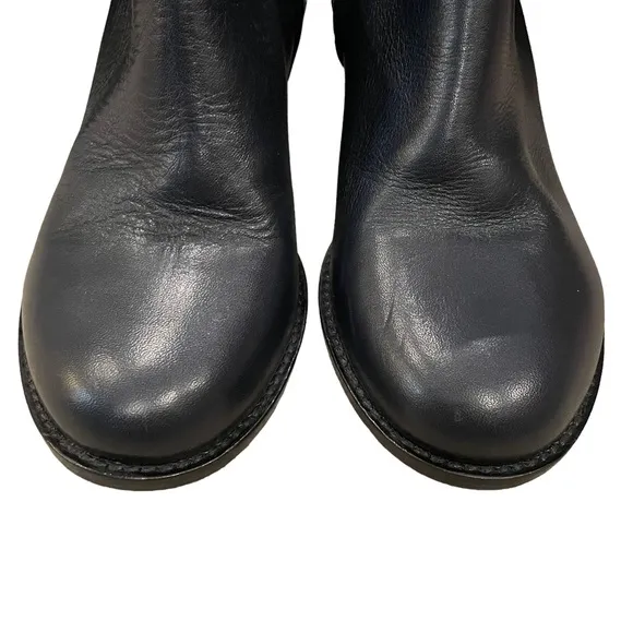 Vanessa Bruno Black Leather Over the Knee Boots