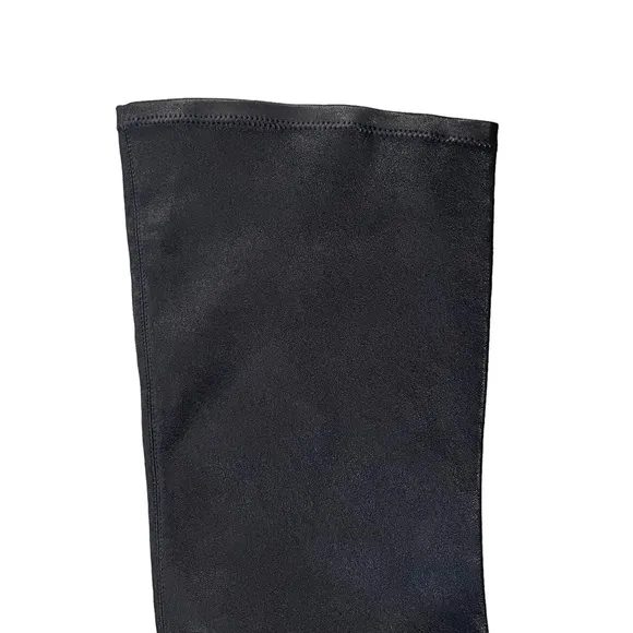 Vanessa Bruno Black Leather Over the Knee Boots