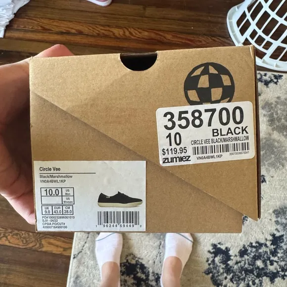 Vans Black Sneakers Lightweight Breathable Design