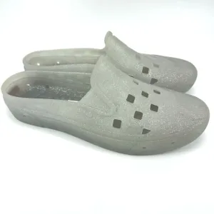 Vans Mens Size 13 / 47 Slip-On Mule TRK Clear Grey Sneakers Water Silicone Shoes