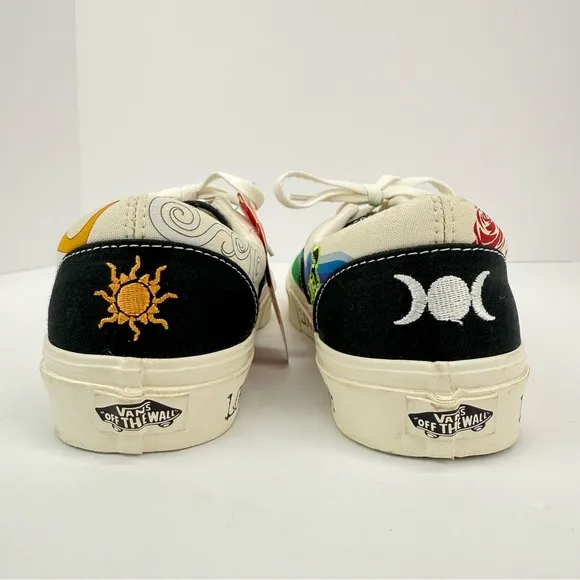 Vans size 8M/9.5W Era Mother Earth Water Fire Wind Lace Up Skate Shoes