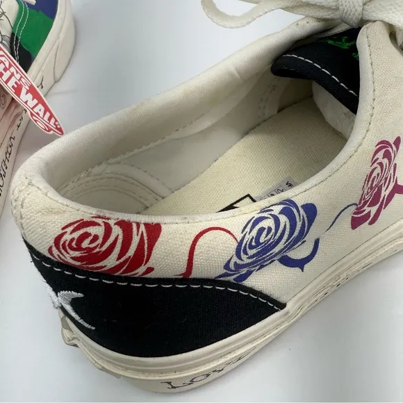 Vans size 8M/9.5W Era Mother Earth Water Fire Wind Lace Up Skate Shoes