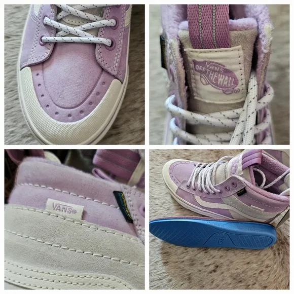 VANS SK8-Hi DR MTE-2 Waterproof Insulated Shoes In Purple Women's Size 8.5 NEW