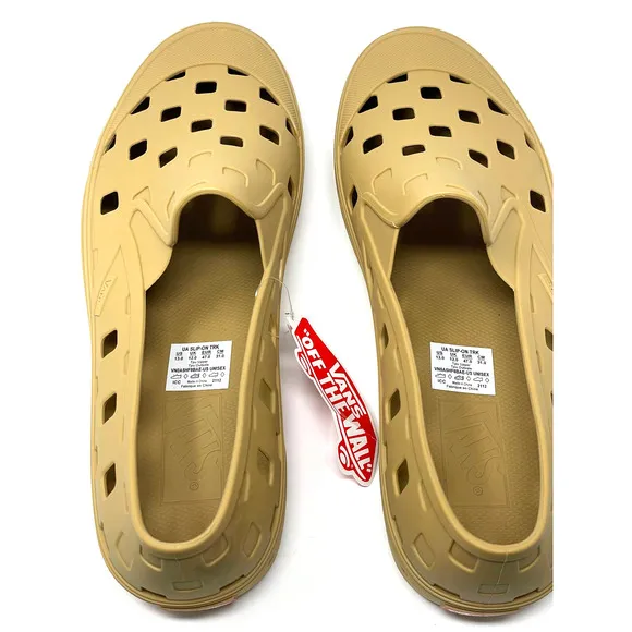 Vans Slip-On TRK Men's Size 13 Mustard Gold Sneakers Trek Water Shoes 2022 NWT