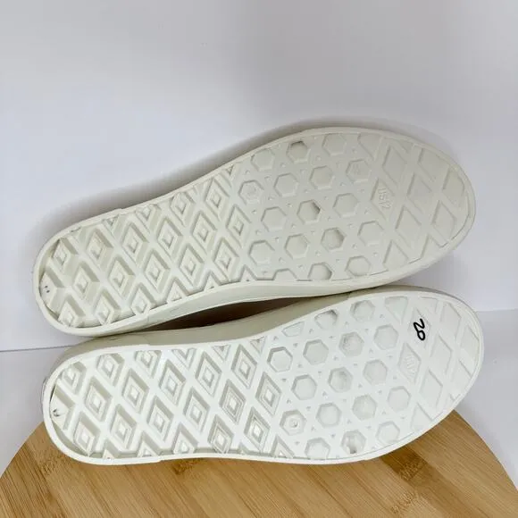 Vans UA Slip-On Mule TRK White Rubber Casual Low Water Shoes Size 12 NEW