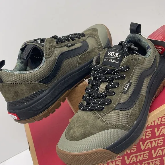 Vans WMNS Olive Green Sneakers Ultrarange ExoRain Camo Dark OliveVN0A5KS4DOL