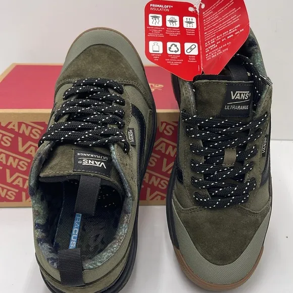 Vans WMNS Olive Green Sneakers Ultrarange ExoRain Camo Dark OliveVN0A5KS4DOL
