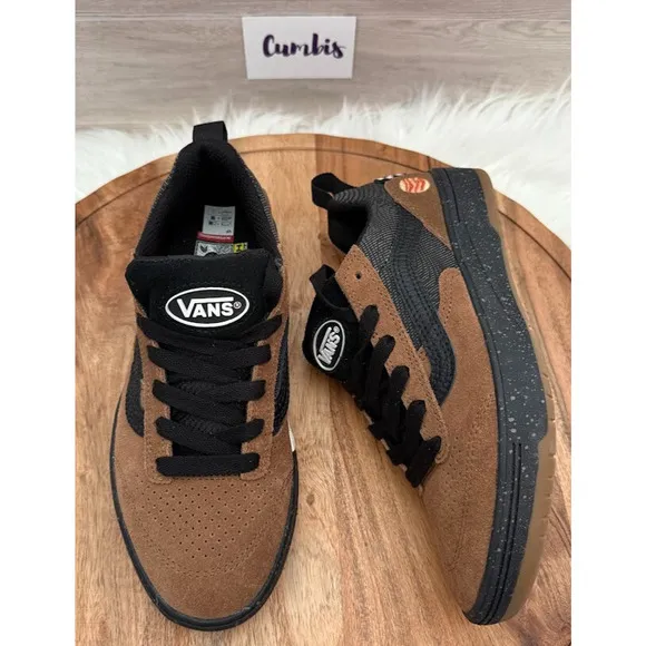 VANS Zahba X Zion Wright VR3 Men's 4.5 Shoes Brown/Multi Suede/Mesh NEW