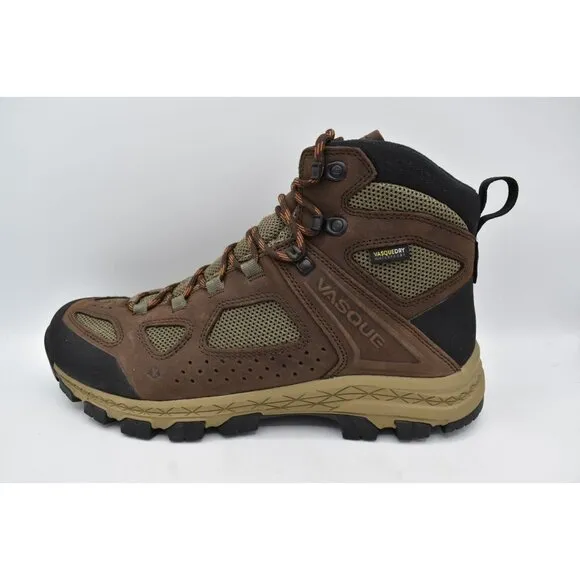Vasque Mens Size 11 Breeze Dry Waterproof Java Nubuck Mid Hiking Boots Shoes