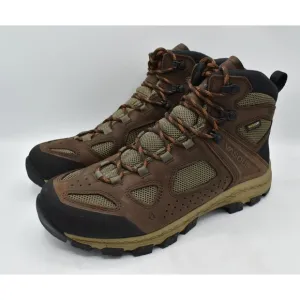Vasque Mens Size 11 Breeze Dry Waterproof Java Nubuck Mid Hiking Boots Shoes