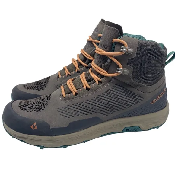 Vasque Womens Shoes Breeze LT Nature-Tex Hiking Boots Sz 11 Brown Leather