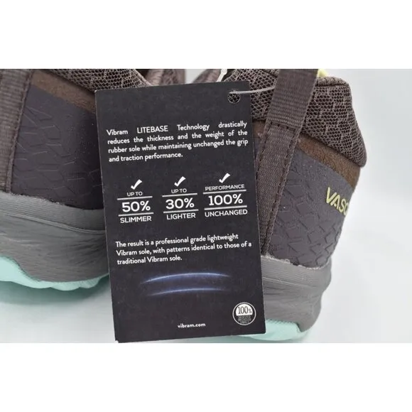 Vasque Womens Size 8.5 Breeze LT NTX Low Waterproof Sparrow Suede Hiking Shoes