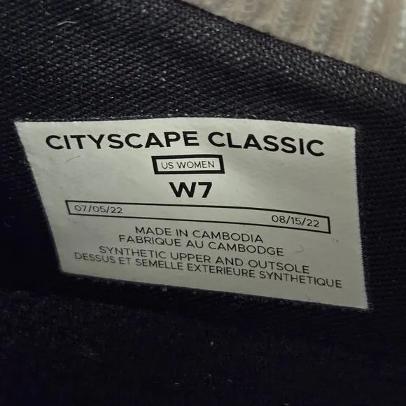 Vessi Cityscape Classic Womens Size 7 Lace Up Waterproof Shoes Sneakers White