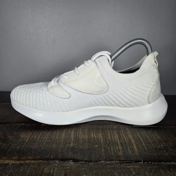 Vessi Everyday 2.0 Womens Size 7 Lace Up Waterproof Shoes Sneakers Polar White