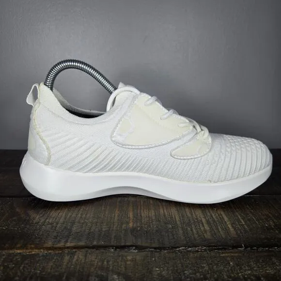 Vessi Everyday 2.0 Womens Size 7 Lace Up Waterproof Shoes Sneakers Polar White