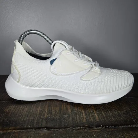 Vessi Everyday 2.0 Womens Size 7 Lace Up Waterproof Shoes Sneakers Polar White