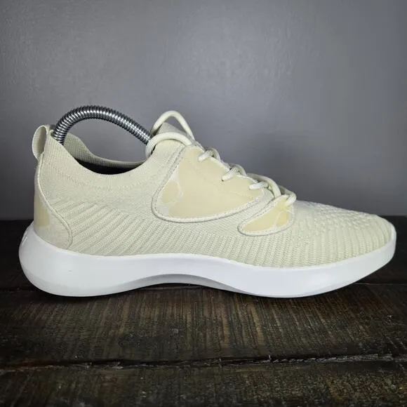 Vessi Everyday 2.0 Womens Size 9 Lace Up Waterproof Shoes Sneakers Linen Beige