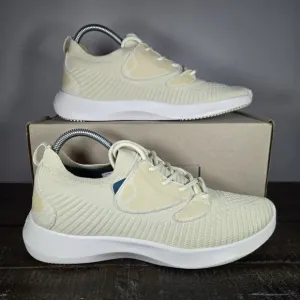 Vessi Everyday 2.0 Womens Size 9 Lace Up Waterproof Shoes Sneakers Linen Beige