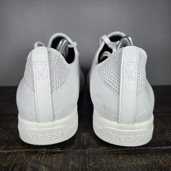 Vessi Weekend Sneaker Mens Size 10 Waterproof Shoes Sneakers Marble White