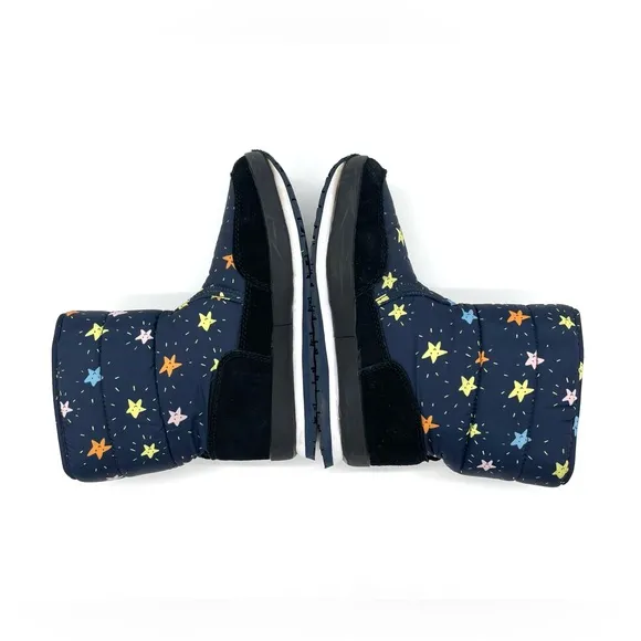 VGUC Rubber Duck Thermal Flash Stars Snow Boots in Navy Blue 4.5