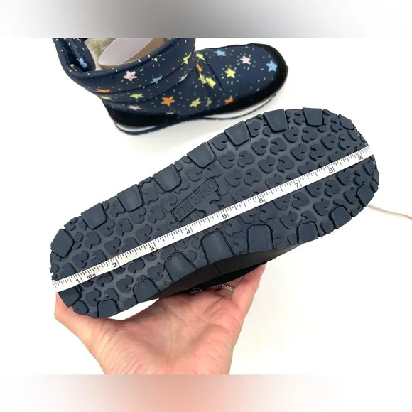 VGUC Rubber Duck Thermal Flash Stars Snow Boots in Navy Blue 4.5