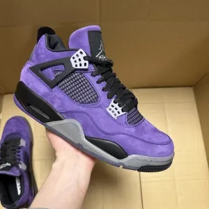 Vibrant Purple Sneakers with Cushioned Sole and Breathable Mesh