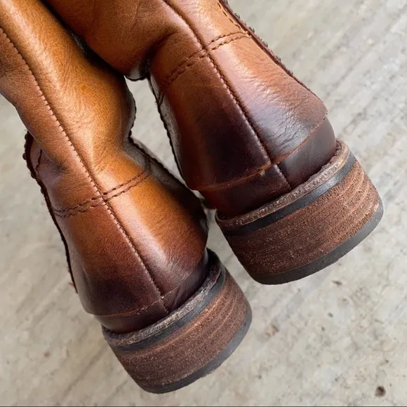 Vince Camuto | Finny Brown Leather Knee Boots 6