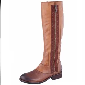 Vince Camuto | Finny Brown Leather Knee Boots 6