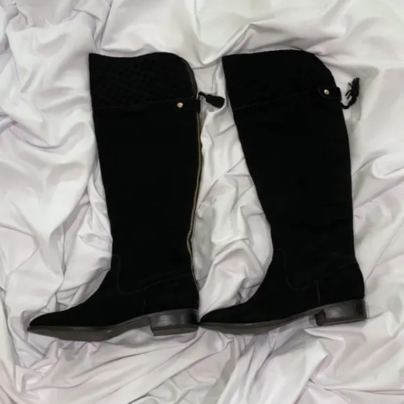 Vince Camuto Suede Zipper Back Tall Boots