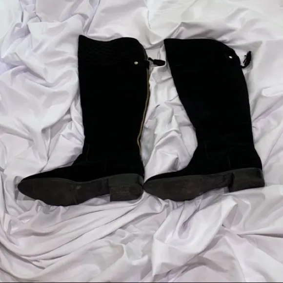 Vince Camuto Suede Zipper Back Tall Boots
