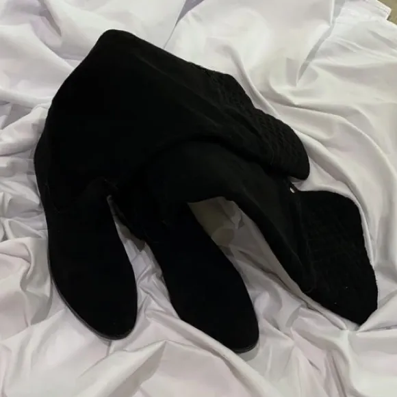 Vince Camuto Suede Zipper Back Tall Boots