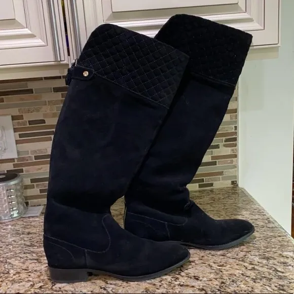 Vince Camuto Suede Zipper Back Tall Boots